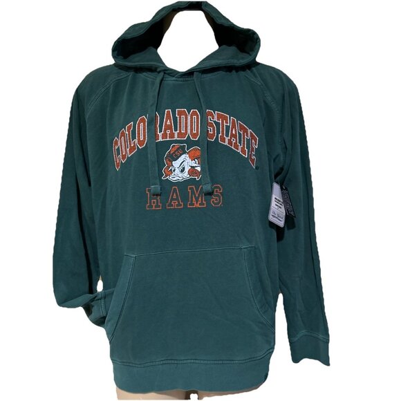 Colorado State CSU Sailor Aggies Rams Hoodie Sweatshirt Large NCAA NEW Colosseum - Picture 10 of 15